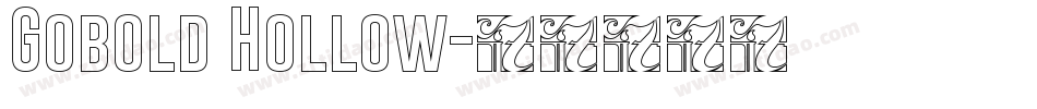 Gobold Hollow字体转换